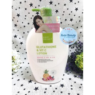 Baby Bright Glutathione &amp; Vit C Lotion 750ml เบบี้ไบรท์ กลูต้าไธโอน แอนด์ วิทซี โลชั่น โลชั่นทาผิวกาย กลูต้า+วิตามินซี