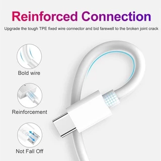 คลังสินค้าพร้อม1M 2M 3M 5M 8M 10M ยาว USB Type C สายชาร์จ USB C สายชาร์จข้อมูลสําหรับ Type C โทรศัพท์กล้อง