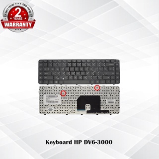 Keyboard HP DV6-3000 / คีย์บอร์ด เอชพี รุ่น Pavilion DV6-3000 / TH-ENG *ประกัน 2 ปี*