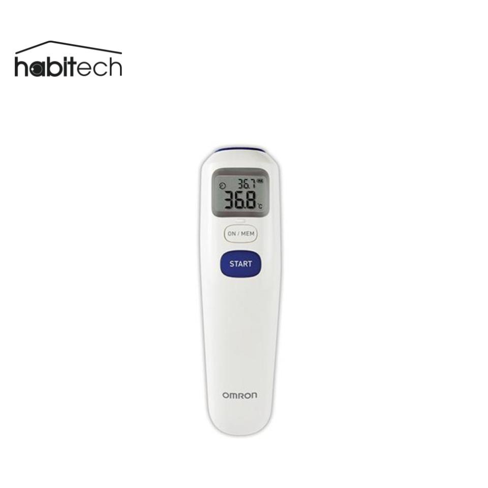 OMRON-MC-720-Forehead-Thermometer เครื่องวัดไข้แบบยิงหน้าผาก วัดอุณหภูมิน้ำนมให้ทารก วัดอุณหภูมิห้อง | habitech Store