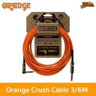 Orange Instrument Cable สายแจ๊ค 1/4" หัว ตรง-งอ ยาว 3m/6m