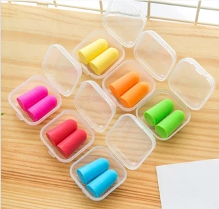 พร้อมส่ง!ที่อุดหู ที่อุดหู กันเสียงรบกวน กันกรน แพ็คคู่ พร้อมกล่องเก็บ