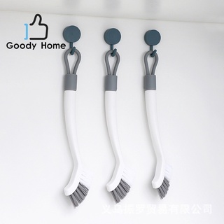 Goody Home แปรงขัดทำความสะอาด ใช้งานได้ทั้งสองด้าน หัวขนแปรง และ ด้านใบมีดขูดคราบสกปรกได้