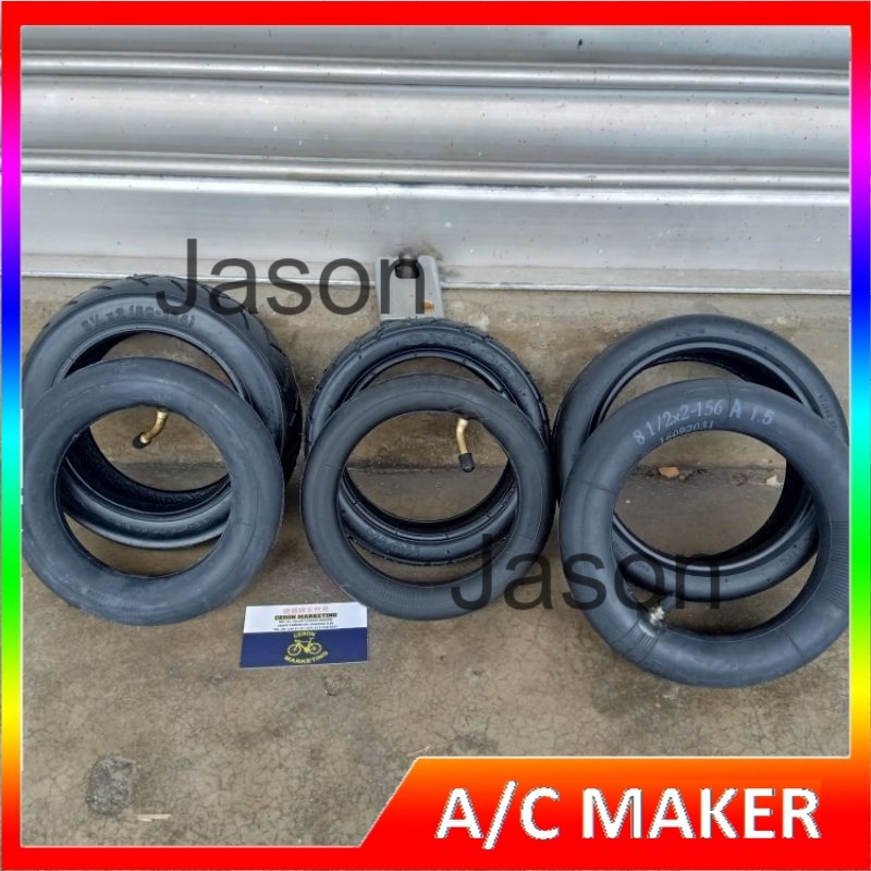 รถเข็นเด็ก Elektrik Xiaomi Scooter Tyre Tube 8 1/2X2 (50-134) 8.5x2 8x2-5 8X2.0-5 Skateboad 8.5x2.00