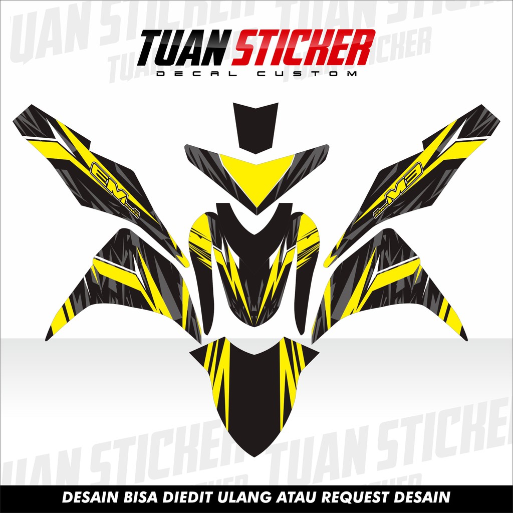 สติ๊กเกอร์แถบสติ๊กเกอร์ Mio M3, รูปลอกyamaha Mio M3, Striping Mio M3, สติ๊กเกอร์ Mio M3 ABS Y