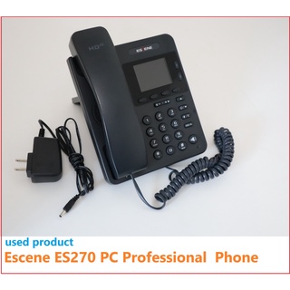 Escene ES270 PC Professional  Phone โทรศัพท์ ระบบเสียง HD พร้อม adapter สินค้ามือสอง