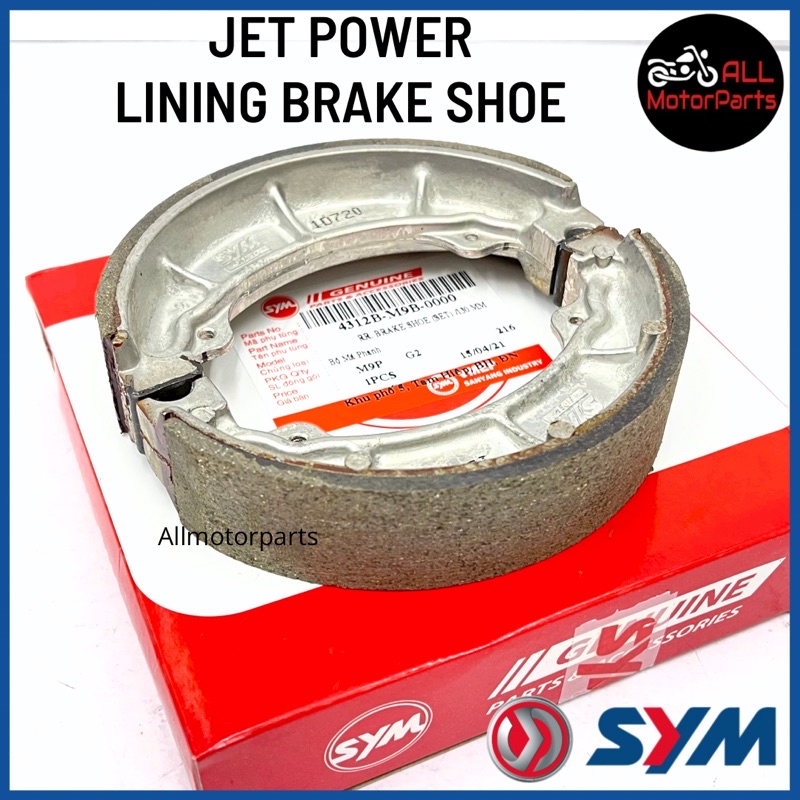 JET POWER BRAKE SHOE REAR BRAKENING BELAKANG 4312B-M9B-0000 SYM