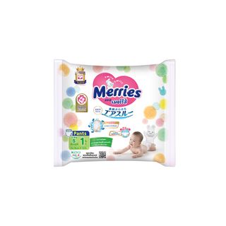 [Gift] Merries Diaper Pants x1 Size S เมอร์รี่ส์ ผ้าอ้อมเด็กชนิดกางเกง ไซส์ S