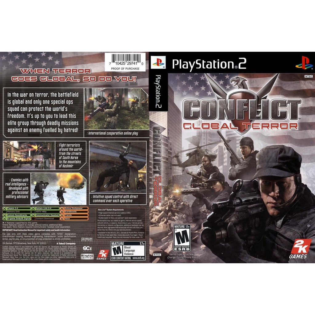 เกมส์ Conflict - Global Terror (PS2) สำหรับเครื่องที่แปลงระบบแล้วเท่านั้น