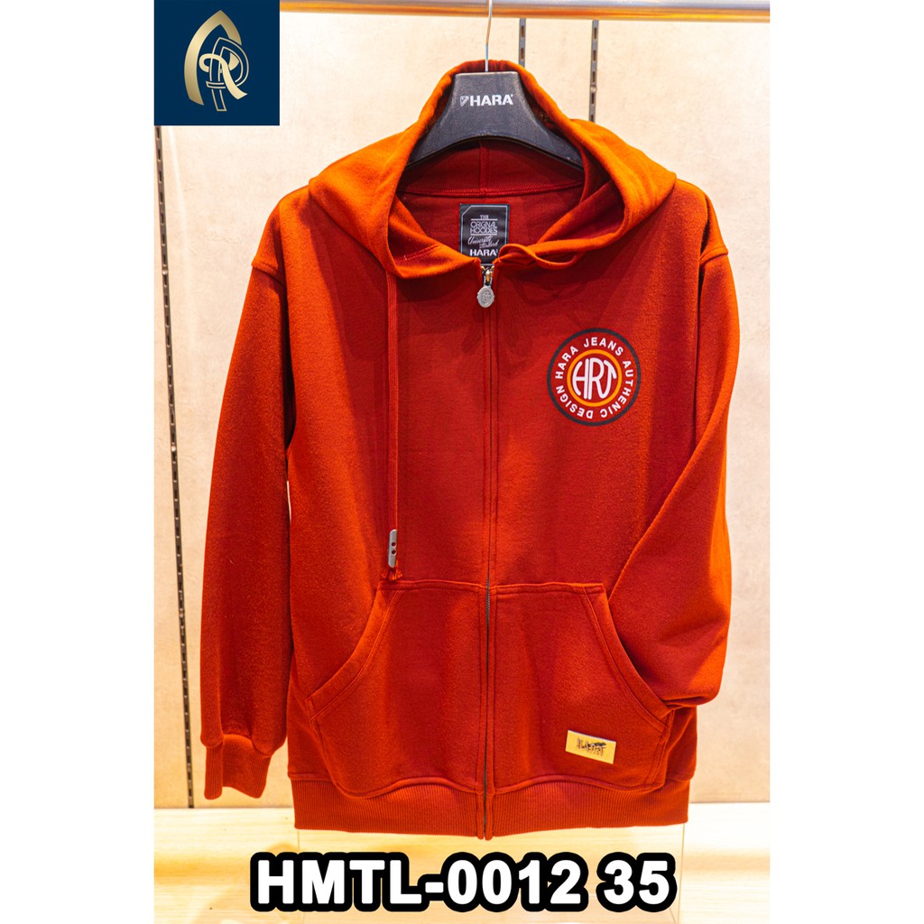 HARA เสื้อฮู๊ด HMTL-0012 สีเลือดหมู (35)