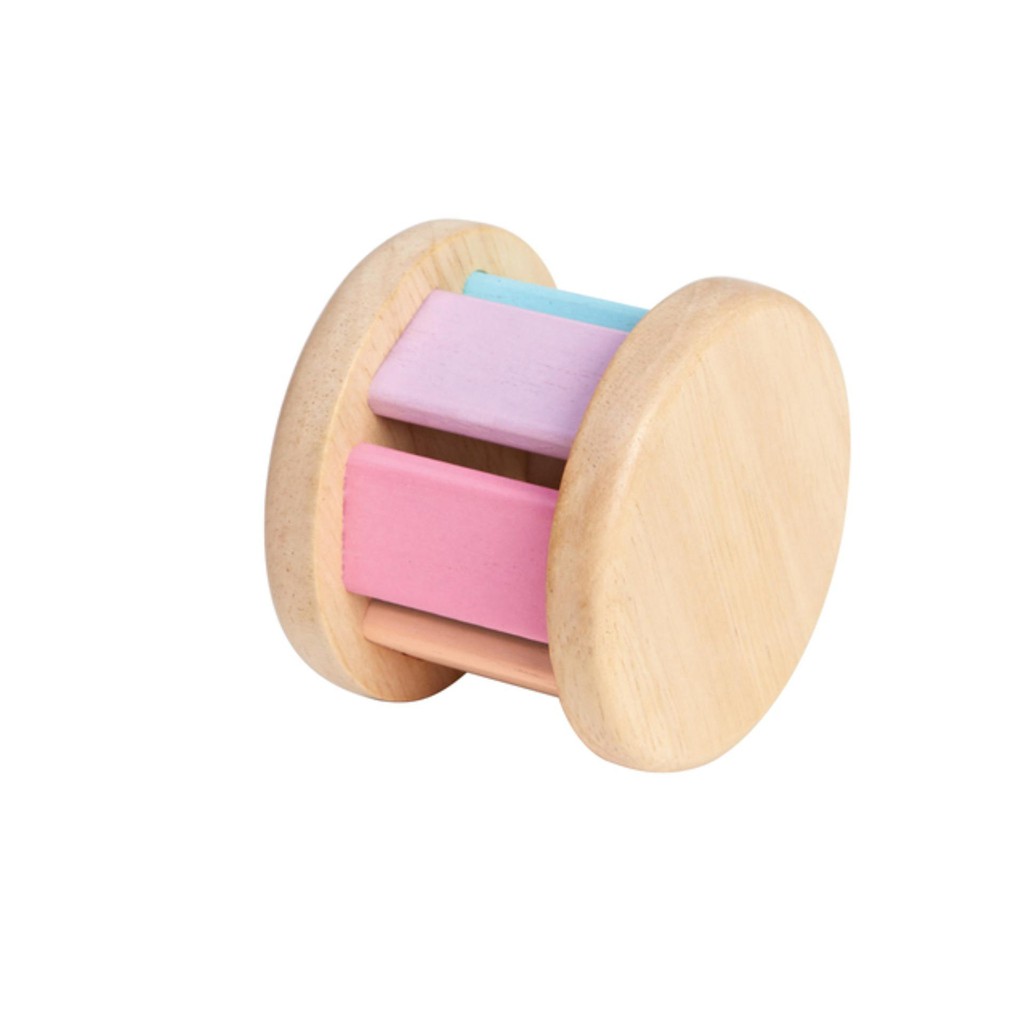 PlanToys ของเล่นไม้ 5255 Roller - Pastel ลูกกลิ้ง เสริมพัฒนาการ สำหรับเด็กอายุ 6 เดือน ขึ้นไป