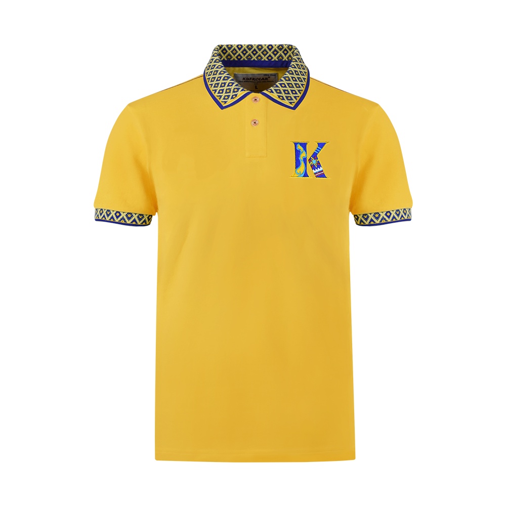 เสื้อโปโล kufkolar P40-YELLOW.
