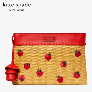 KATE SPADE NEW YORK ROMA TOMATO NOVELTY TOMATO CLUTCH K7905 กระเป๋าคลัชต์