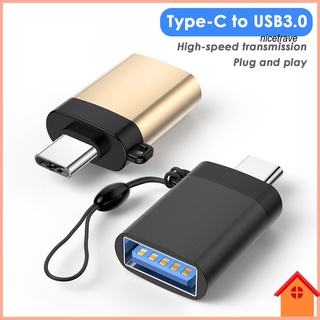 [Ni] อะแดปเตอร์ชาร์จ USB 3.0 Female to Type-C Male OTG สําหรับแล็ปท็อป