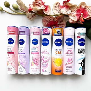 150 ml. ผลิต 09/22 Nivea Spray Anti Persprirant นีเวีย สเปรย์ลดเหงื่อ และระงับกลิ่นกาย