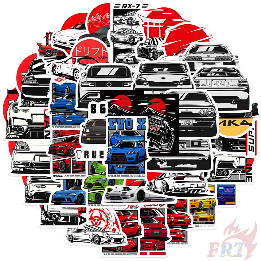 50 ชิ้น / ชุด ❉ Jdm Legend. สติกเกอร์ติดรถยนต์ Series 01 ❉ สติกเกอร์ Doodle แฟชั่น กันน้ํา DIY