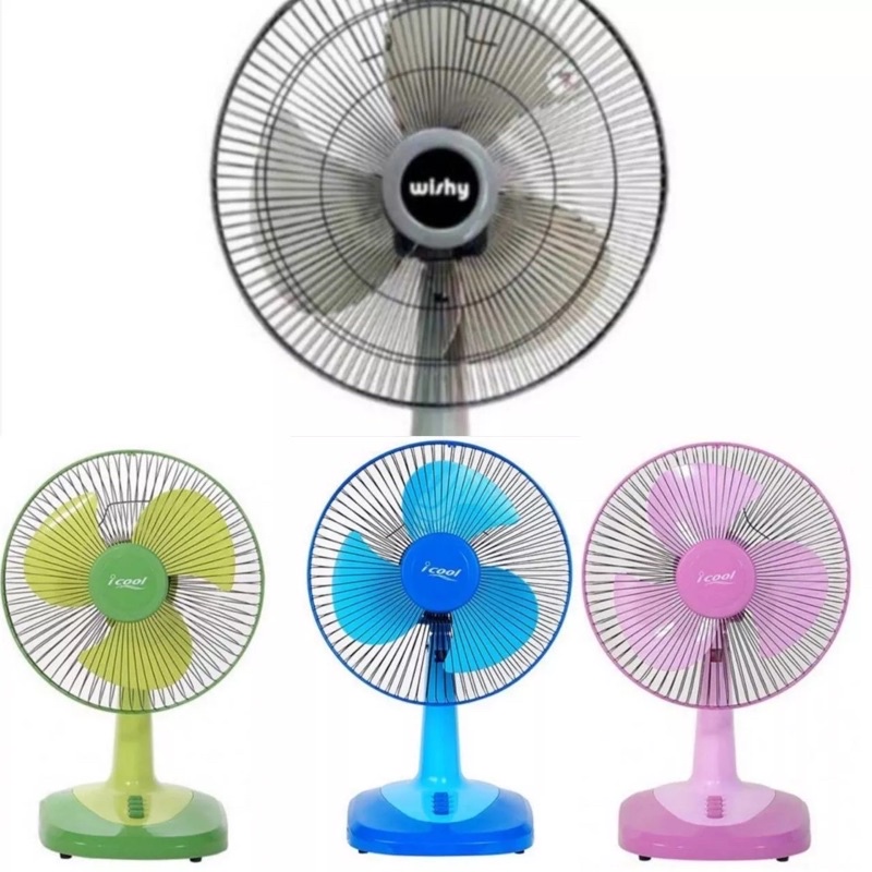 พร้อมส่ง ! พัดลมตั้งโต๊ะ 12" Airy/Wishy/icool