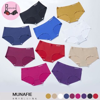 munafie M/L-8802 ไซส์ S กางเกงในไร้ขอบ ฟรีไซส์ กางเกงในหญิง เกงในผู้หญิง กางเกงในแฟชั่น[Rosebrabra]