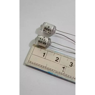 0.0056UF 35V 562PF 562J โพลีสไตรีน คาปาซิเตอร์ญี่ปุ่น ตัวเก็บประจุ(ของดี-เก่าเก็บ)10ตัว 80บาท