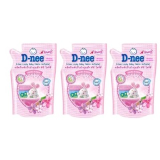 ☜D-Nee น้ำยาปรับผ้านุ่ม ไลฟ์ลี่ กลิ่น Sakura Blossom ขนาด 600 มล. (แพ็ค 3)น้ำยาปรับผ้านุ่มเด็กน้ำยาซักผ้าเด็ก🎁🎀✨🎗🎈