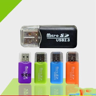 👍 Hot  Micro USB 2.0 2Ports Card Reader High Speed Multi USB Splitter All In One for PC Computer