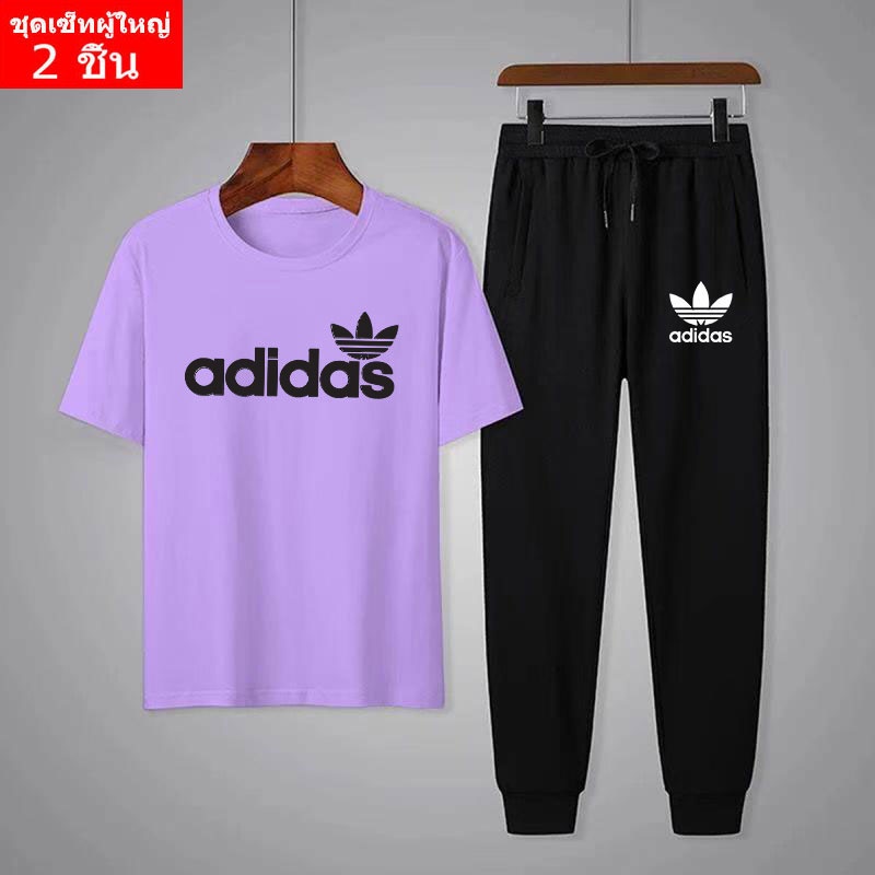 ** BK414+KU249**ชุดเซ็ทแขนสั้น+กางเกงขายาว  เสื้อยืด กางเกงขาว 2ชิ้น