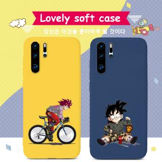 เคสโทรศัพท์สำหรับ Huawei Y7P 2020 Y6P Y5P Y8P Nova 7 7i 6 7 SE 5T 5Z 5 5i Pro Y9 Prime 2019 Y9S Y6S P40 Pro Plus Lite E P20 P30 Pro Plus Y7 Pro 2019 P20 P30 Lite Nova 3e 3i 4e Mate 20 30 Lite Pro Case Dragon Ball Cute Pattern Soft Casing