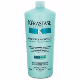 Kerastase Resistance Bain Force Architecte Strengthening Shampoo (Brittle, Damaged Hair, Spilt Ends : 1-2) 1000 ml
