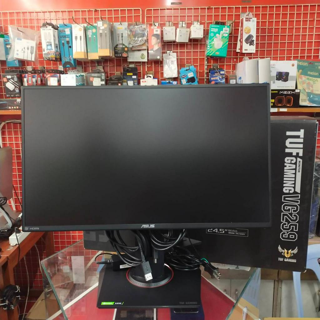 LED 24.5" ASUS TUF VG259QR FHD IPS 165Hz HDMI + DP + ลำโพงในตัว ประกันศูนย์ 26/9/2025
