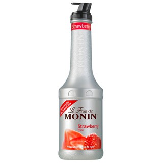 Monin Strawberry Puree 1L. โมนิน สตอเบอรี่ เพียวเร่ ขนาด 1 ลิตร