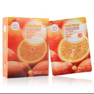 #1กล่อง10แผ่น90บาท# EAST-SKIN ORANGE NURISHING FACIAL MASK Belov 3D มาร์หน้าส้ม เบโลฟ