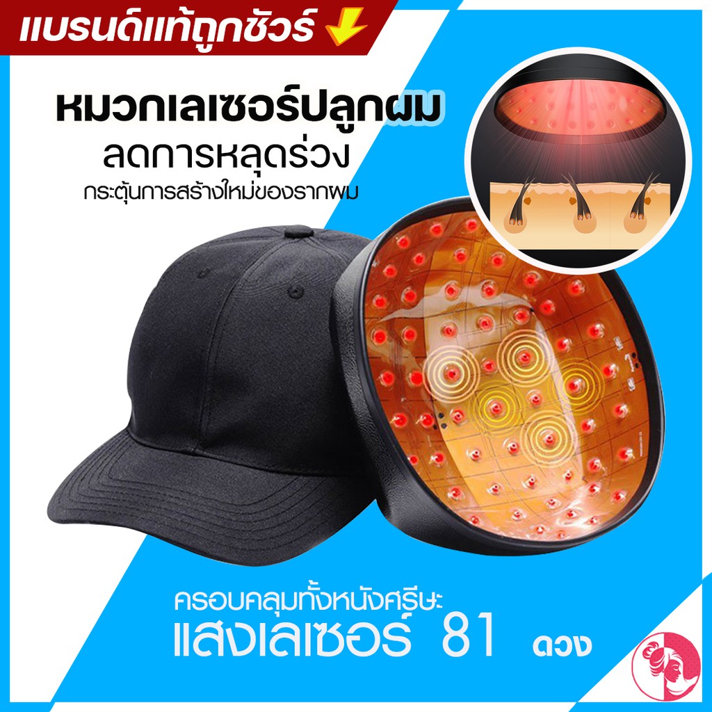 Cosbeauty LLLT Hair Growth Cap หมวกเลเซอร์ปลูกผม ลดการหลุดร่วง