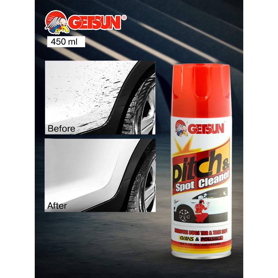 GETSUN Pitch & Spot Cleaner RED(2057) เก็ทซันล้างยางมะตอย ขนาด 450ml.