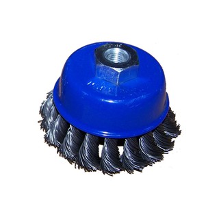 เครื่องมือช่าง สว่าน ดอกสว่าน แปรงลวดรูปถ้วย ถักเปีย SUMO 3X10X1.5 SUMO 3X10X1.5 STEEL CUP BRUSH