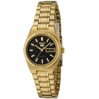 Seiko Automatic นาฬิกาข้อมือผู้หญิง Gold Stainless Strapรุ่นSYM602K1