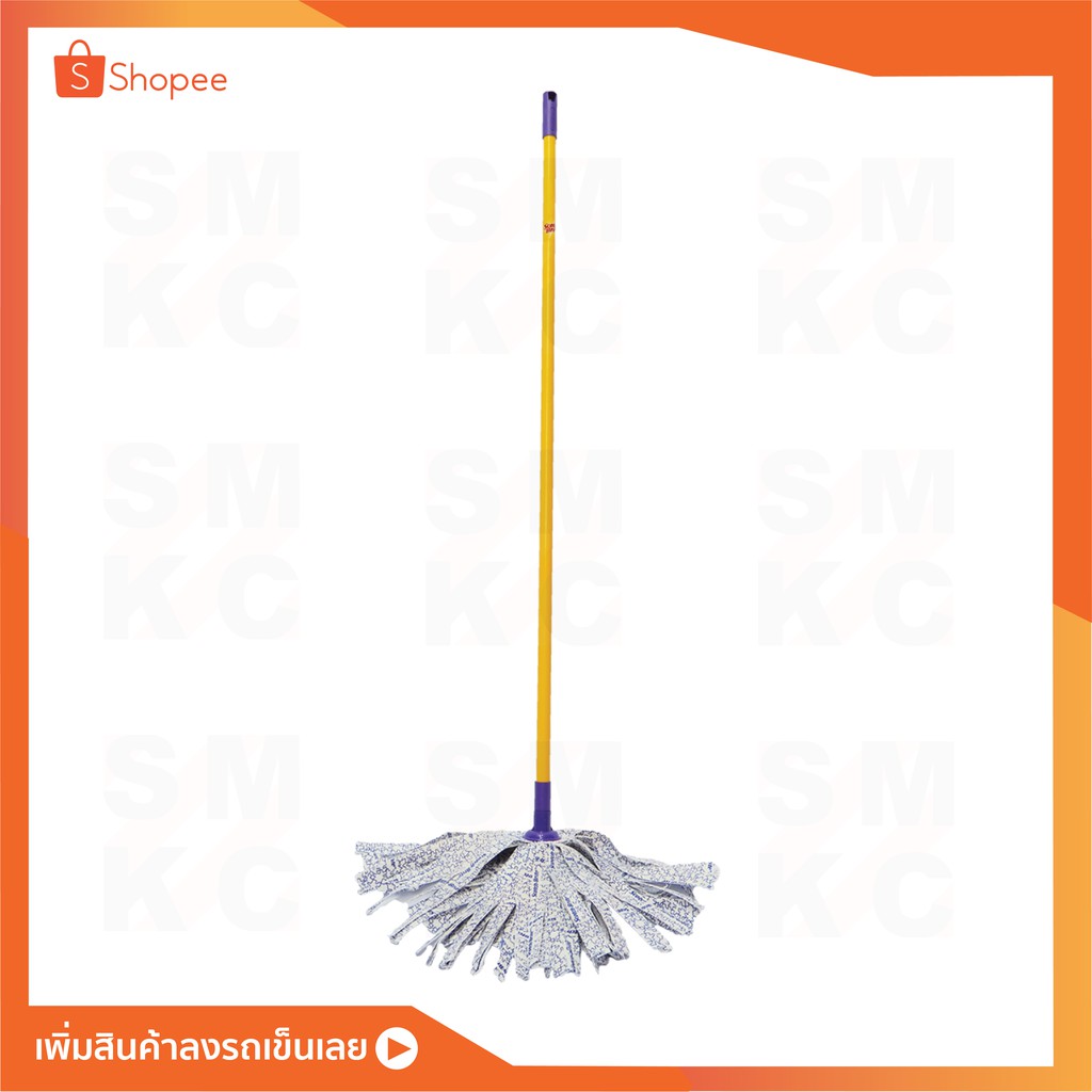 3M ไม้ถูพื้นพร้อมผ้า Magic mop สีฟ้า Scotch Brite