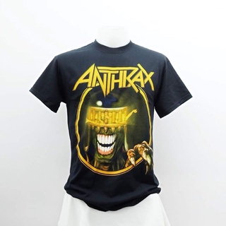 เสื้อทัวร์วง Anthrax สินค้าลิขสิทธิ์แท้ 100%สามารถปรับแต่งได้