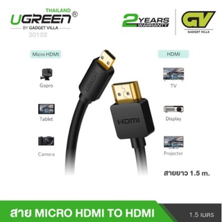 UGREEN  30148/30102/30104 Micro HD to HD Cable สายยาว 1/1.5/3 เมตร