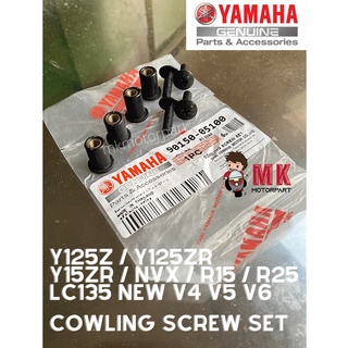 ชุดสกรูบังลม สําหรับ Yamaha Y125z Y125zR LC135 New v4 v5 v6 Y15zR NVX R15 R25