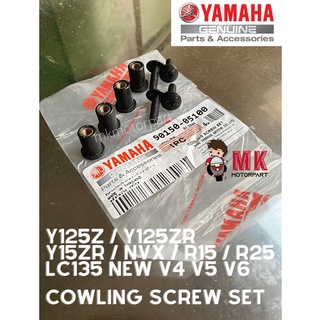 ชุดสกรูบังลม สําหรับ Yamaha Y125z Y125zR LC135 New v4 v5 v6 Y15zR NVX R15 R25