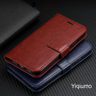 เคสโทรศัพท์มือถือหนัง PU ฝาพับ พร้อมช่องใส่บัตร และขาตั้ง สําหรับ Vivo Y20 Y20S 21 2021 Y21S Y33S Y33T Y21T Y11 Y17 2019 Y12 Y15 Y17 Y12 Y15S Y15A Y10 Y91 Y93 Y95 Y50 Y30 1906