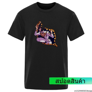 เสื้อยืดผู้ชายคอลูกเรือเทรนด์ Jojo Bizarre Adventure