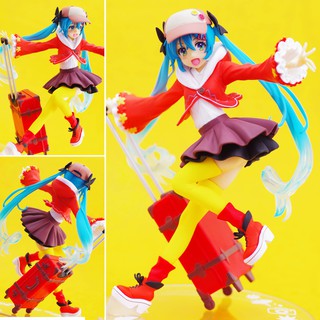 Model Figure งานแท้ Original Taito Project Diva โปรเจกต์ ดีวา Hatsune Miku ฮัตสึเนะ มิกุ Autumn Outfit ชุดฤดูใบไม้ร่วง