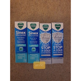 (พร้อมส่ง ของแท้จาก UK🇬🇧) Vicks Sinex สเปร์ยพ่นจมูก (exp 04/…