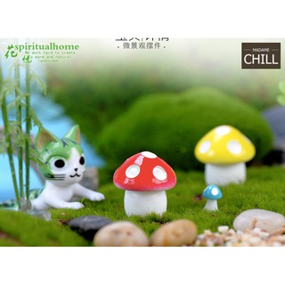 [MC420] ตุ๊กตุ่นจิ๋ว เห็ดดอกกลม 🍄 (1 ดอก ราคา 20 บาท)