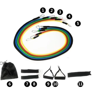 A125 ยางยืดกล้ามเนื้อ R11 ยางยืด สายแรงต้าน ออกกำลังกาย Resistance Bands Set สร้างกล้ามเนื้อ ออกกําลังกาย