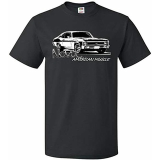 เสื้อยืดผ้าฝ้ายพิมพ์ลายขายดีเสื้อยืด พิมพ์ลายรถยนต์ Chevy Nova classic 4o สไตล์แฟชั่น สําหรับผู้ชาย