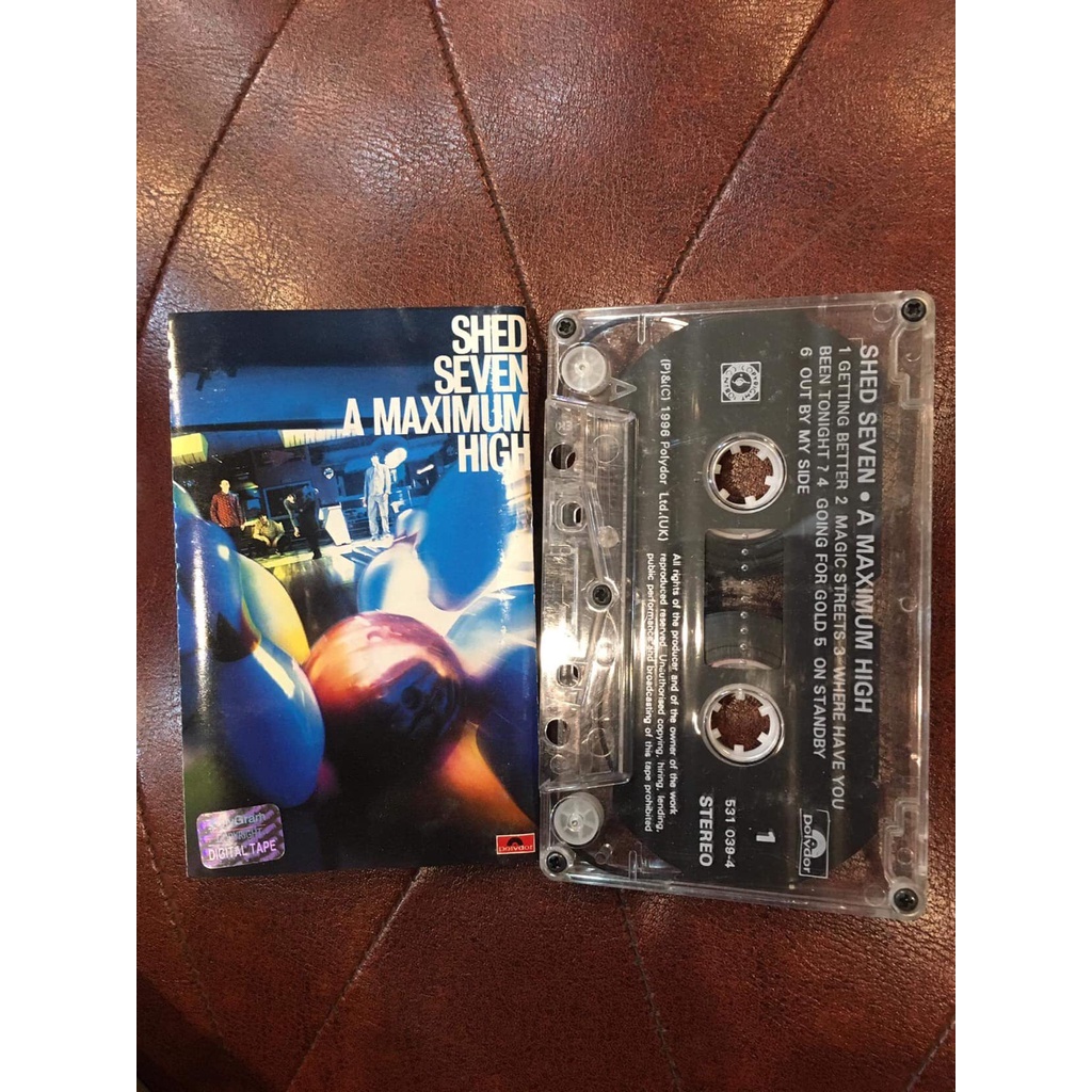 Shed seven : a maximum high ปก,ม้วนสภาพดี ฟังปรกติ