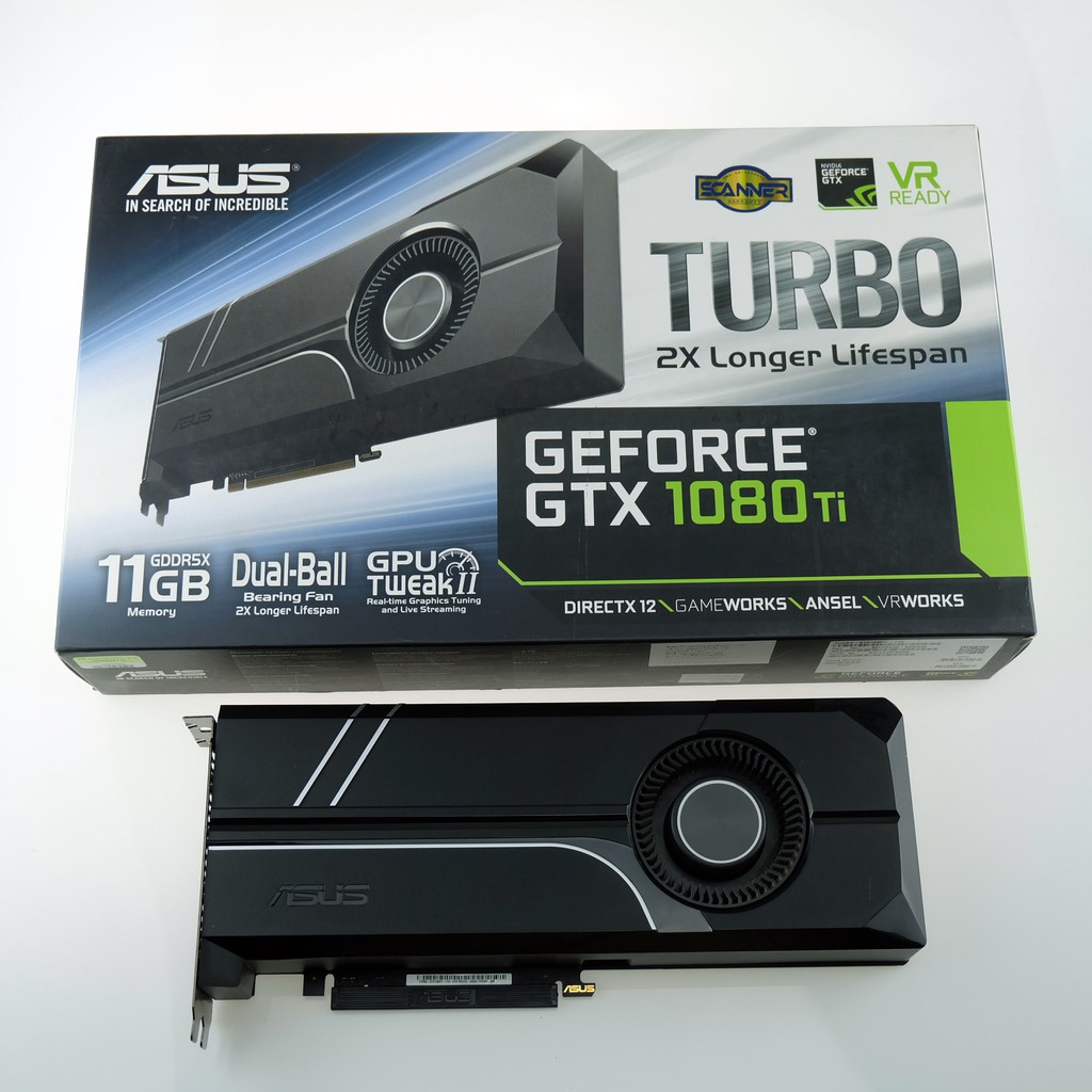 ASUS Turbo Geforce® GTX 1080 Ti 11GB GDDR5X พร้อมใช้งาน สภาพสวย