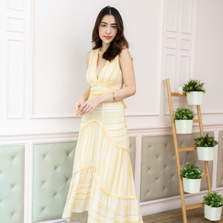 (YELLOW) Maxi Gorgeous Dress